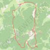 Itinéraire trace-gps-crets-pilat, distance, dénivelé, altitude, carte, profil, trace GPS