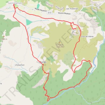 Itinéraire Tour de Dromon, distance, dénivelé, altitude, carte, profil, trace GPS