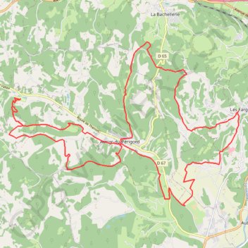 Itinéraire Au départ du Verdoyant - Thenon, distance, dénivelé, altitude, carte, profil, trace GPS