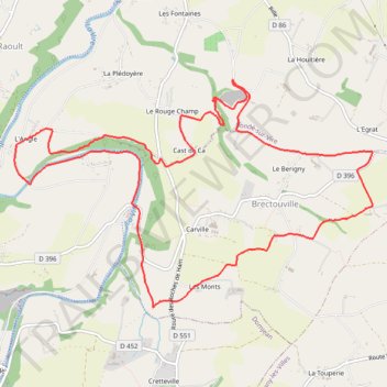 Itinéraire Trail des Roches de Ham 2025 - course nettoyee, distance, dénivelé, altitude, carte, profil, trace GPS