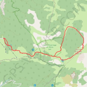 Itinéraire Saint Agnan en Vercors (38), distance, dénivelé, altitude, carte, profil, trace GPS