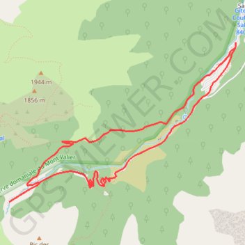 Itinéraire La Lanette, distance, dénivelé, altitude, carte, profil, trace GPS