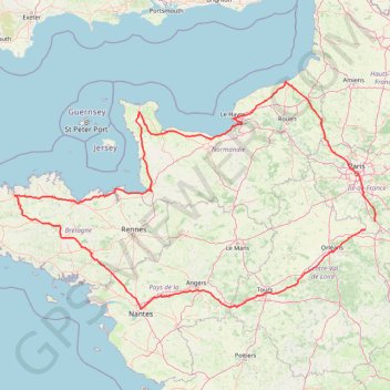 Itinéraire Itinéraire de Nemours à Nemours, distance, dénivelé, altitude, carte, profil, trace GPS