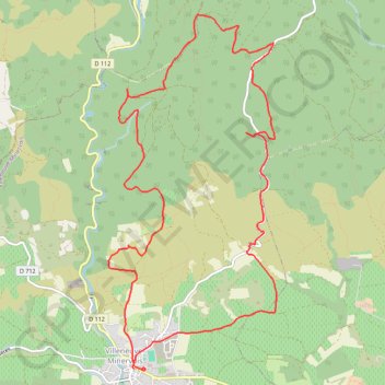 Itinéraire Villeneuve, distance, dénivelé, altitude, carte, profil, trace GPS
