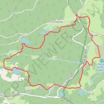 Itinéraire La VIGOTTE, distance, dénivelé, altitude, carte, profil, trace GPS