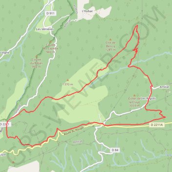 Itinéraire Chapelle Notre-Dame des Buis, distance, dénivelé, altitude, carte, profil, trace GPS