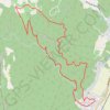 Itinéraire Le trou du loup de corbières par le Cairn et l'oliveraie, distance, dénivelé, altitude, carte, profil, trace GPS