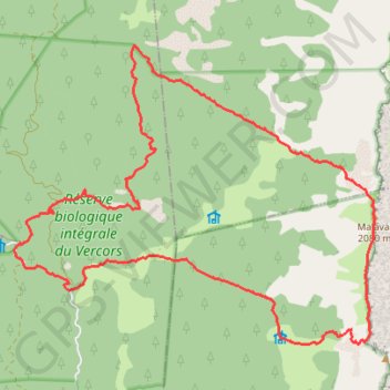 Itinéraire Traversée de Rocheherbe et du Sommet de Malaval par le versant Ouest, distance, dénivelé, altitude, carte, profil, trace GPS