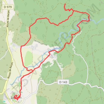 Itinéraire Superbe randonnée au départ du très beau village de Lussan, distance, dénivelé, altitude, carte, profil, trace GPS