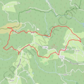 Itinéraire Tour de Brison, distance, dénivelé, altitude, carte, profil, trace GPS