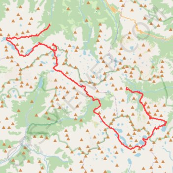 Itinéraire Encantats, distance, dénivelé, altitude, carte, profil, trace GPS