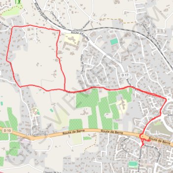 Itinéraire Plaideurs R.Granet C.Granet, distance, dénivelé, altitude, carte, profil, trace GPS