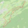 Itinéraire Raquettes Foncine-le-Haut belvédère de la Roche Chatelblanc, distance, dénivelé, altitude, carte, profil, trace GPS