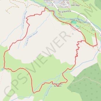 Itinéraire Lac de l'Etroit, distance, dénivelé, altitude, carte, profil, trace GPS
