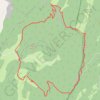 Itinéraire Pré de Cinq Sous - Beauregard Baret, distance, dénivelé, altitude, carte, profil, trace GPS