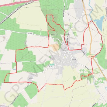 Itinéraire Bois de Clausonne et Costière - Meynes, distance, dénivelé, altitude, carte, profil, trace GPS