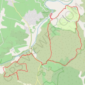 Itinéraire Vidauban, distance, dénivelé, altitude, carte, profil, trace GPS
