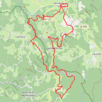 Itinéraire Moulins au creux des vallées du Terrasson et du Theux, distance, dénivelé, altitude, carte, profil, trace GPS