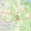 Itinéraire toerke zingem, distance, dénivelé, altitude, carte, profil, trace GPS