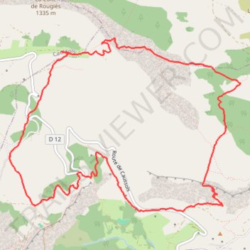 Itinéraire 2025 12 06 - Gourdon tour du clos d'aubriac. Cavillore sams, distance, dénivelé, altitude, carte, profil, trace GPS
