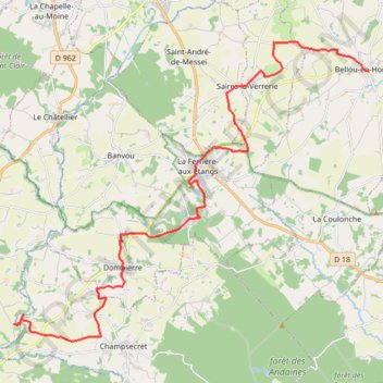 Itinéraire Chemin de Saint Michel (voie de Paris) etape 11, distance, dénivelé, altitude, carte, profil, trace GPS