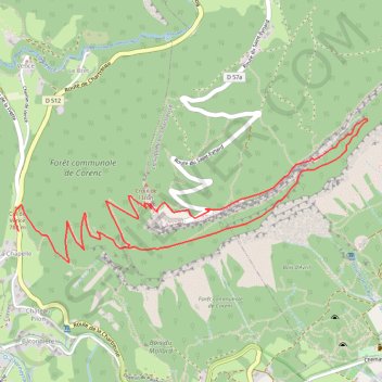 Itinéraire Le Saint Eynard, distance, dénivelé, altitude, carte, profil, trace GPS