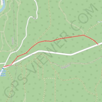 Itinéraire OpenLayers.Feature.Vector_5547, distance, dénivelé, altitude, carte, profil, trace GPS