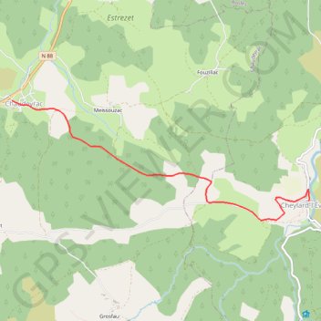 Itinéraire CHAUDEYRAC - CHEYLARD L'Evêque 48, distance, dénivelé, altitude, carte, profil, trace GPS