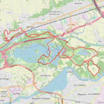 Itinéraire parc paul forestiere-MNT, distance, dénivelé, altitude, carte, profil, trace GPS