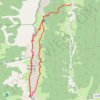 Itinéraire Sommet de Malaval par les pas de Serre Brion et Berrièves (Vercors), distance, dénivelé, altitude, carte, profil, trace GPS