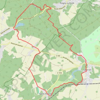 Itinéraire Sentier d'Angennes, distance, dénivelé, altitude, carte, profil, trace GPS