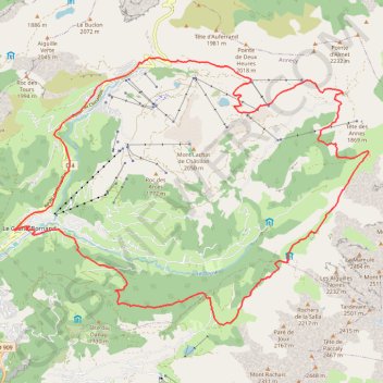 Itinéraire Col des Annes, distance, dénivelé, altitude, carte, profil, trace GPS