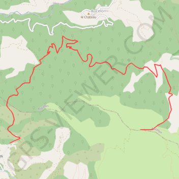 Itinéraire La Servelle, distance, dénivelé, altitude, carte, profil, trace GPS