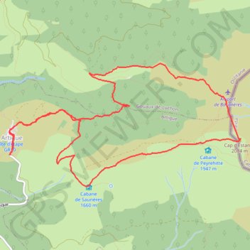 Itinéraire montajou, distance, dénivelé, altitude, carte, profil, trace GPS