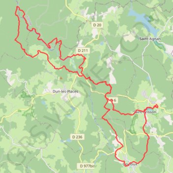 Itinéraire inbound3453076350605488800, distance, dénivelé, altitude, carte, profil, trace GPS