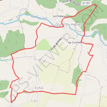Itinéraire Course de Firfol, distance, dénivelé, altitude, carte, profil, trace GPS