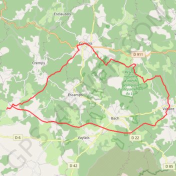Itinéraire Circuit vtt varaire concots, distance, dénivelé, altitude, carte, profil, trace GPS