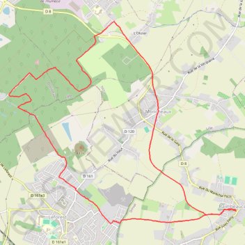 Itinéraire Des porteurs d'allumettes au bois de l'Offlarde, distance, dénivelé, altitude, carte, profil, trace GPS