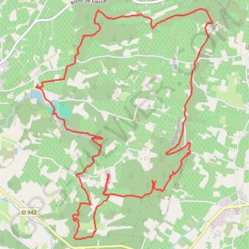Itinéraire Moirmeron les ocres, distance, dénivelé, altitude, carte, profil, trace GPS
