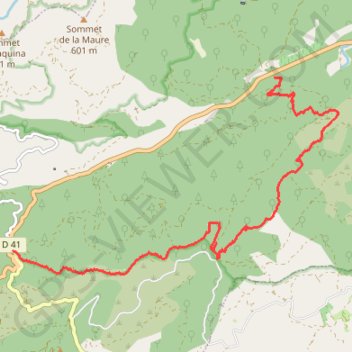 Itinéraire Bormes-les-Mimosas, distance, dénivelé, altitude, carte, profil, trace GPS