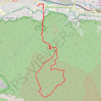Itinéraire Mont Cyr par Vigie Retour par col Sabatier source des Eaux-Vives, distance, dénivelé, altitude, carte, profil, trace GPS