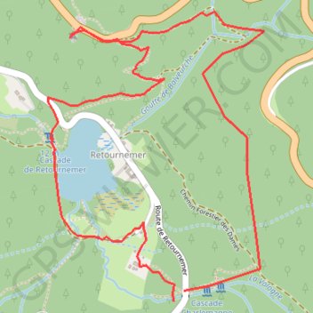 Itinéraire La roche du diable - Étang de Retournemer, distance, dénivelé, altitude, carte, profil, trace GPS