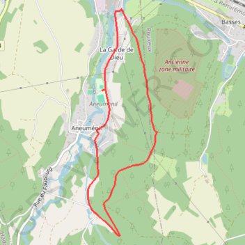 Itinéraire Chemins du Cœur des Vosges - La Blanche Pierre, distance, dénivelé, altitude, carte, profil, trace GPS
