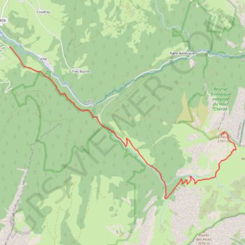 Itinéraire Le Mont Pecloz dans les Bauges, distance, dénivelé, altitude, carte, profil, trace GPS