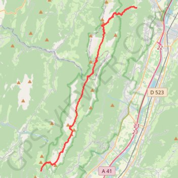 Itinéraire Col du Coq - Bellecombe, distance, dénivelé, altitude, carte, profil, trace GPS