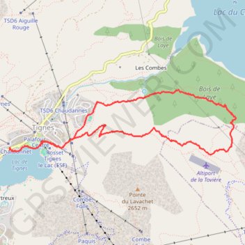 Itinéraire Le pas de Tovière, Croix de Combe Folle, distance, dénivelé, altitude, carte, profil, trace GPS