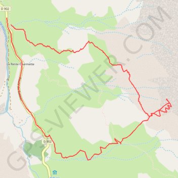 Itinéraire Valloire - Crete de Barbe grise, distance, dénivelé, altitude, carte, profil, trace GPS