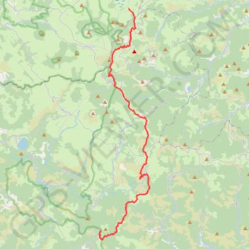 Itinéraire GR73 De Chaudeyrolles (Haute-Loire) au Pont sur la Fontolière (Ardèche), distance, dénivelé, altitude, carte, profil, trace GPS