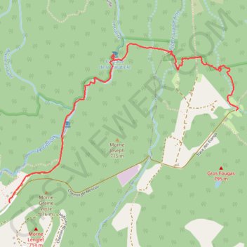 Itinéraire Cascade La Parabole, distance, dénivelé, altitude, carte, profil, trace GPS