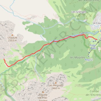 Itinéraire Mont Oreb, distance, dénivelé, altitude, carte, profil, trace GPS